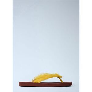 Marni Men Feather Embellished Sandals
